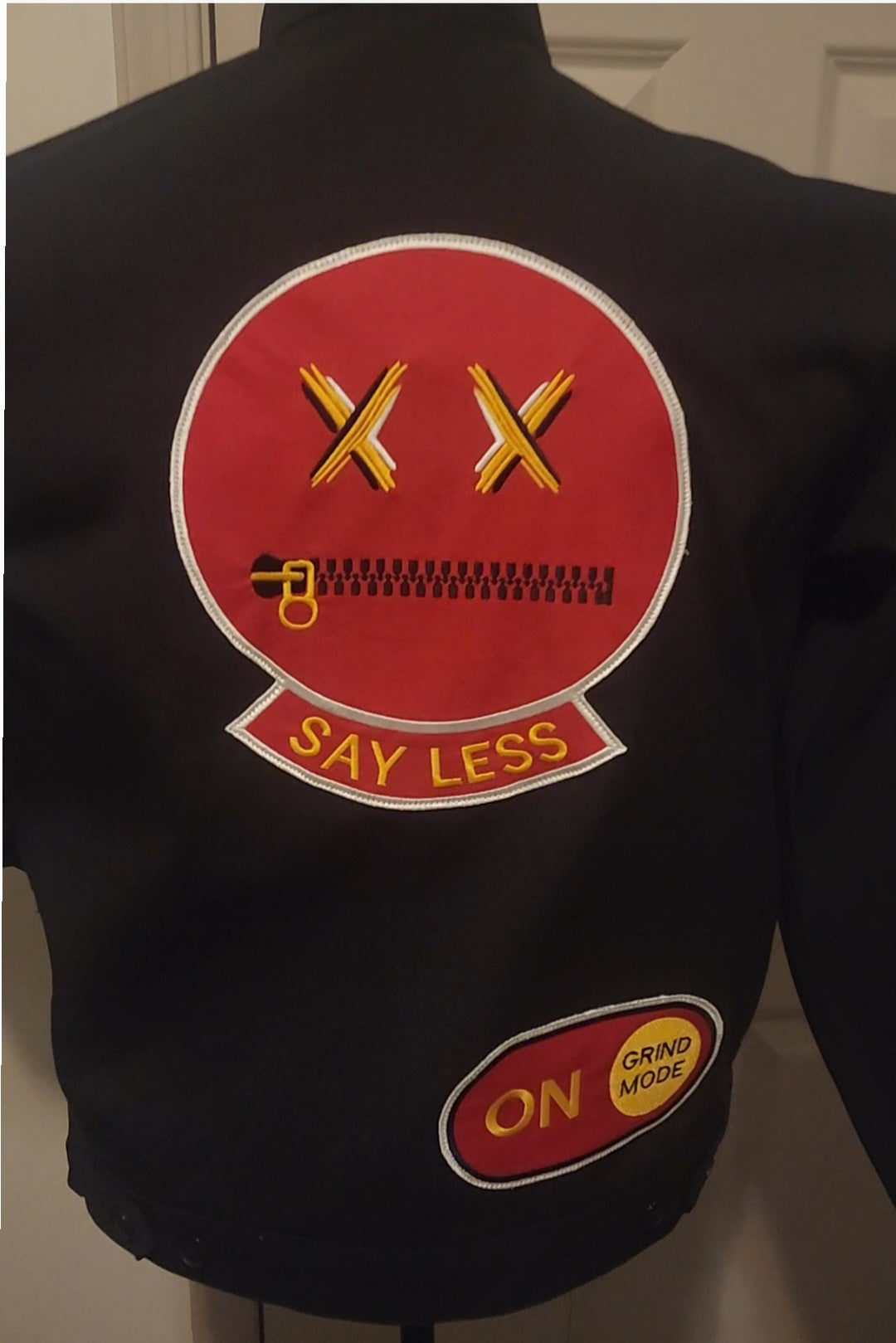 Multi patch dickies style jacket