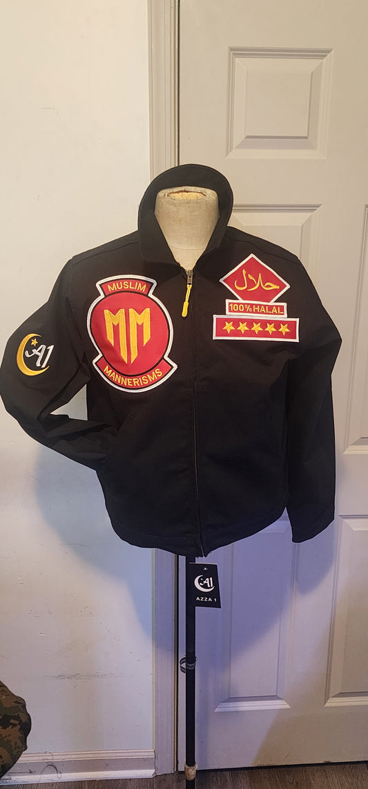 Multi patch dickies style jacket